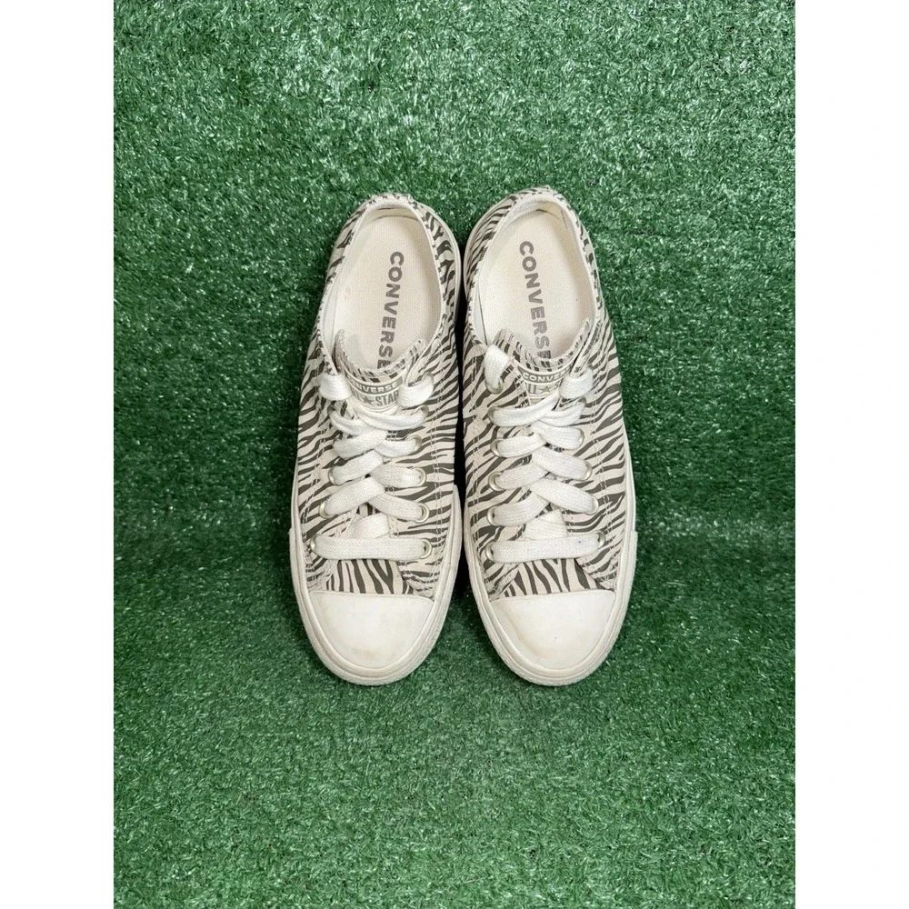 Converse Chuck Taylor All Star Platform Leopard Print Casual Shoe Women Size 8.5